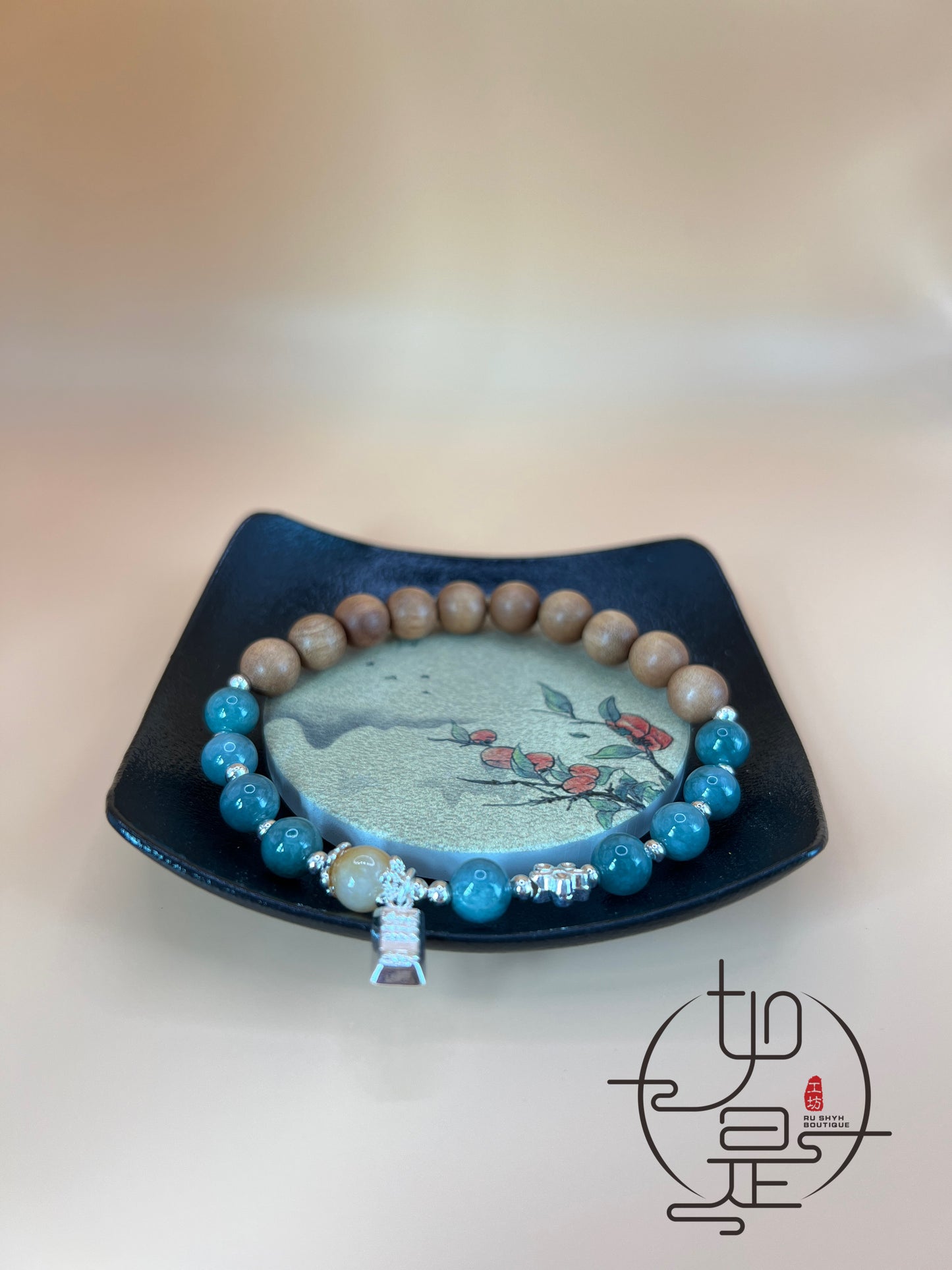 Blue Feicui jade bracelet